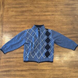☀️3 for $10☀️ Argyle Zip Up Sweater